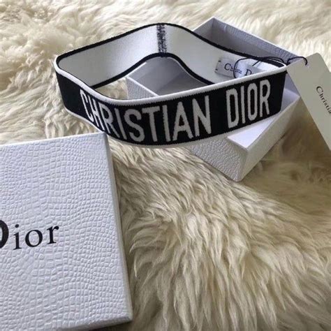 christian dior elastic ribbon|Christian Dior headbands.